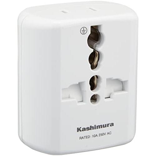 RAT2 USA製 ノンスラント 変換プラグ付き カシムラ 海外用 変換プラグ 2口電源 世界対応 電源プラグ A/B/C/O/SE