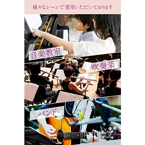 YOHAC 楽譜ファイル  プロのピアニスト監修  楽譜入れ 書き込める パステルカラー A4 (見開き2面 60ページラベンダー)｜free-store78｜04