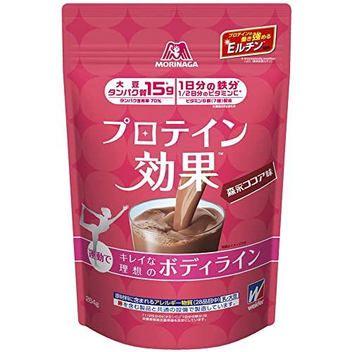 森永製菓 weider (ウイダー) プロテイン効果 森永ココア味 264g (約12