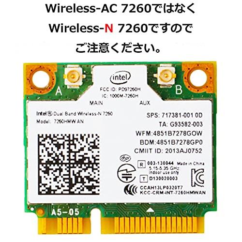 Intel Dual Band Wireless-N 7260 7260HMW AN 無線LAN WiFi ネットワークカード Bluetoot｜free-store78｜04