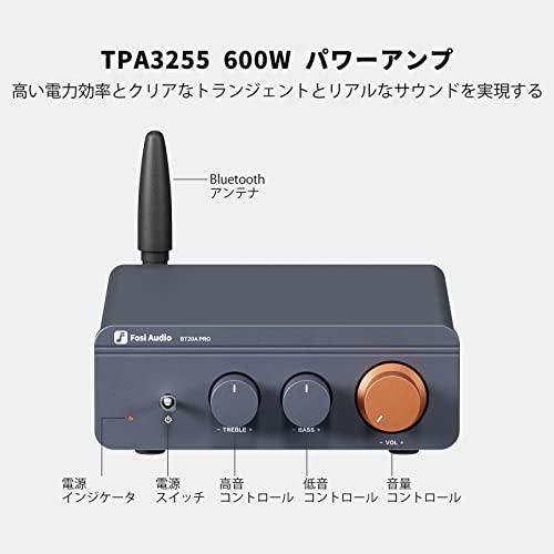 Fosi Audio BT20A Pro 300W x2 TPA3255 Bluetooth 5.0 パワーアンプ
