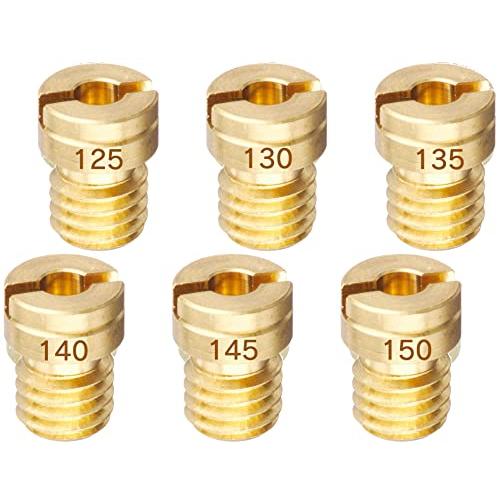 メインジェット 6個セット ケーヒン 丸大6x8#125-#150 NSR50 NSR250