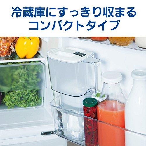 ブリタ 浄水器 ポット 浄水部容量:1.1L(全容量:2.2L) リクエリ マクストラプラス カートリッジ 1個付き  日本正規品 塩素 水垢｜free-store78｜02