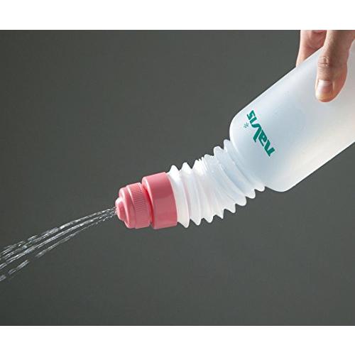アズワン 洗髪 おしり 洗浄ボトル ジャバラタイプ ピンク 450ml 介護