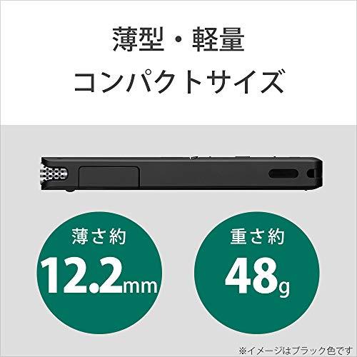 ソニー ICレコーダー 4GB 薄型・軽量/Sマイク・システム / 最大22時間連続使用 クリアボイス機能搭載 シルバー ICD-UX570F｜free-store78｜11