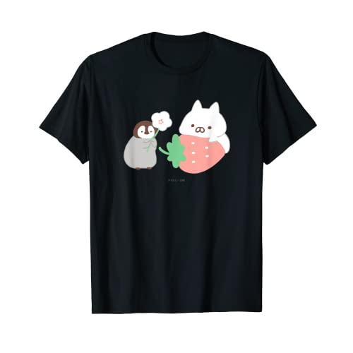 ねこぺん日和 ねこくんぺんちゃんといちご Tシャツ : FREE-Store