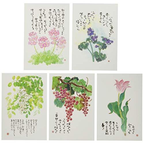 グロリアアーツ 星野富弘 絵はがき 5枚セレクトシリーズ ありがとう No
