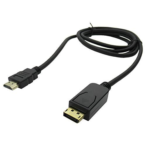 DP (DisplayPort) to HDMI 変換ケーブル 変換アダプター オス-オス 画像出力 FULL HD@1080P@60Hz ケー｜free-store78｜02