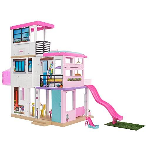 バービー(Barbie) ドリームハウス ライトとサウンドでたのしむ プールとエレベーターつきのおうち  着せ替え人形  ハウス・アクセサリー付｜free-store78｜10