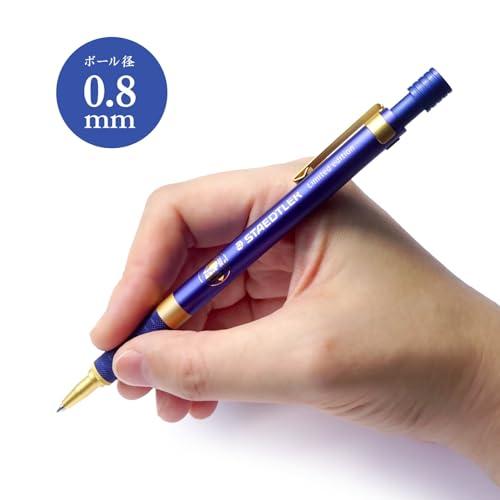 ステッドラー ボールペン 油性 ノック式 限定 ロイヤルブルー ボール径