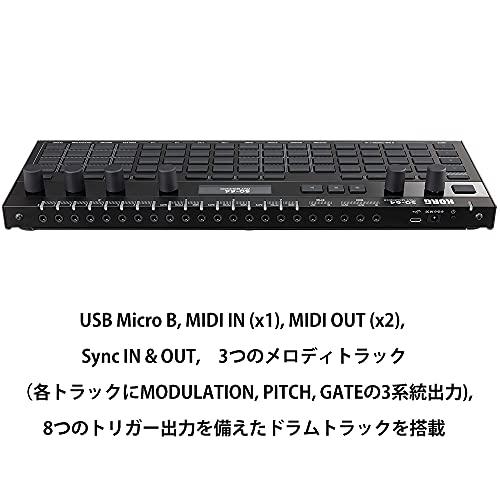 KORG ポリフォニック ステップシーケンサー SQ-64 あらゆる機器を自在に操作 豊富な接続端子 音楽制作 ライブに最適｜free-store78｜03