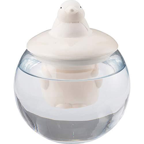 かわいい雑貨 ドーム型 エコ加湿器 卓上 陶器 気化式 ペンギン SAN3252-4｜free-store78｜02