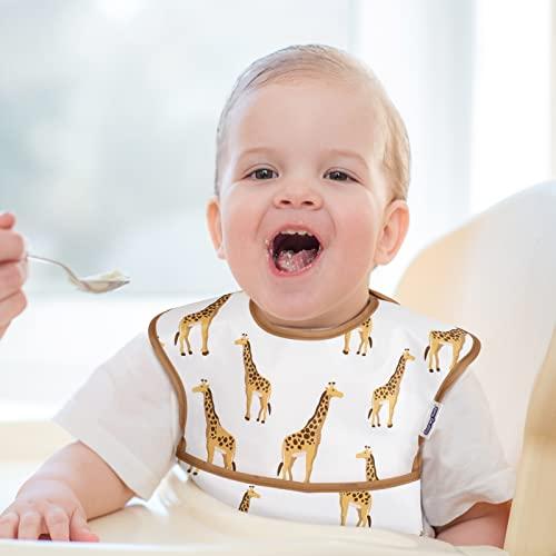 GLLQUEN BABY 離乳食エプロン 保育園エプロン 5点セット ベビー 子供