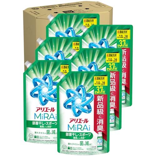 アリエール 洗濯洗剤 MiRAi 超濃縮コンパクト洗剤 部屋干し＆スポーツ