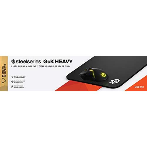 SteelSeries ゲーミングマウスパッド 極厚 ノンスリップラバーベース 32cm×27cm×0.6cm QcK Heavy Medium｜free-store78｜08