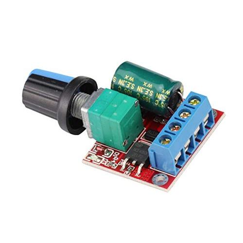 VKLSVAN 3個 PWM 速度コントローラ 5A ミニモータ DC 5V-35Vスピード