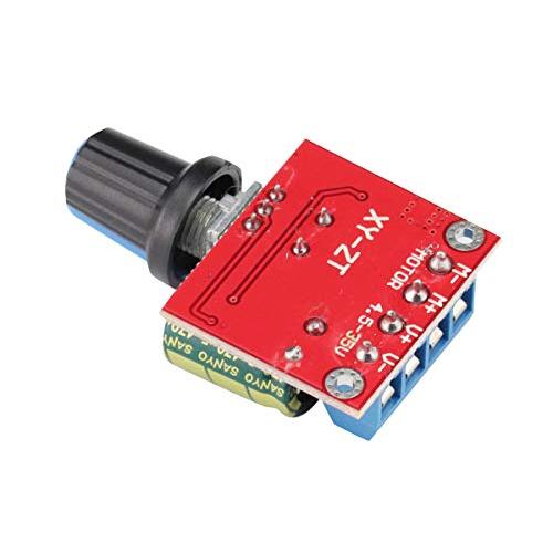 VKLSVAN 3個 PWM 速度コントローラ 5A ミニモータ DC 5V-35Vスピード