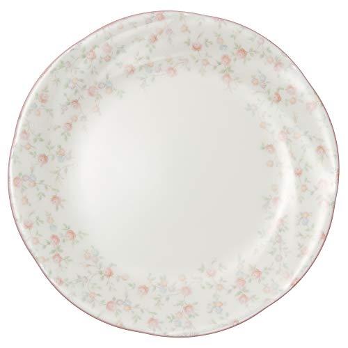 ノリタケ(Noritake) キューティーローズ ホワイト 直径:約18.5cm