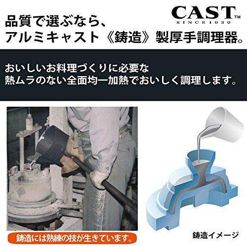 北陸アルミ 軽量 フライパン 20cm ガス火専用 日本製 センレンキャスト A-0241｜free-store78｜06