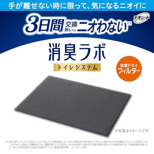 デオシート消臭ラボ 抗菌ドライフィルター レギュラー 4枚 トイレ