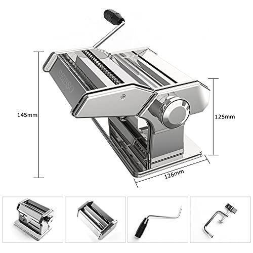 SEISSO パスタマシン 水洗える 製麺機 家庭用 そば打ち機 ヌードル