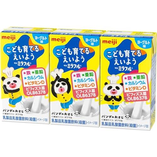 ケース販売明治ミラフル ドリンク ヨーグルト味 125ml 紙パック 飲料