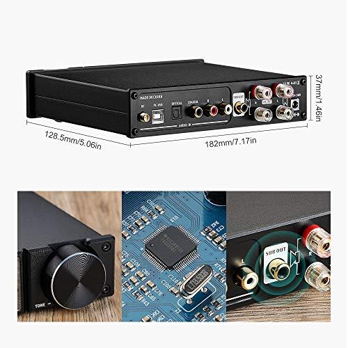AIYIMA Bluetooth5.0 サウンドアンプ 120W×2 HIFI 2.1チャネル AIYIMA Bluetooth5.0 サウンドアンプ 120W×2 HIFI 2.1チャネル