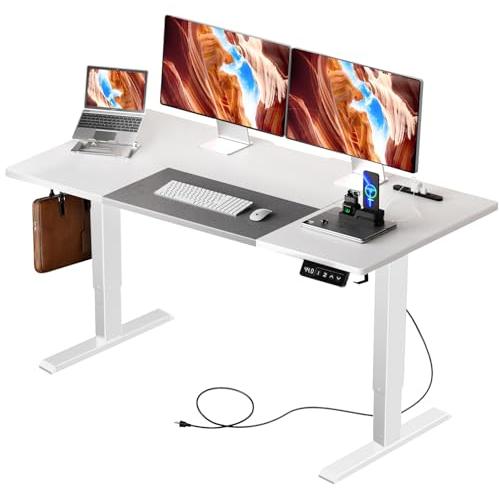 【hark】美品 ゲーミングデスク 昇降デスク COMHOMA COMHOMA 電動昇降ゲーミングデスク 昇降範囲44-70cm コンセント付き