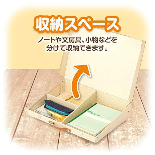 アスカ どこでも学習台 勉強台 DSK01 収納あり 持ち運び可 傾斜10°で