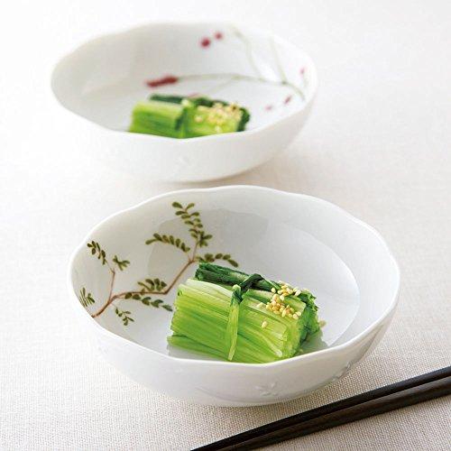 NARUMI(ナルミ) 食器セット 里花暦(さとはなごよみ) グリーン 花柄 5柄