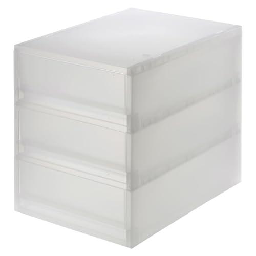 無印良品 ポリプロピレン 小物収納ケース 引出3段 83831981 : FREE