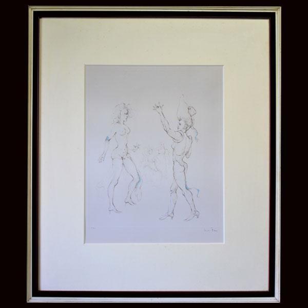 レオノールフィニ　Leonor Fini リトグラフReclining nude Leonor Fini レオノール・フィニ リトグラフ レオノールフィニ Leonor