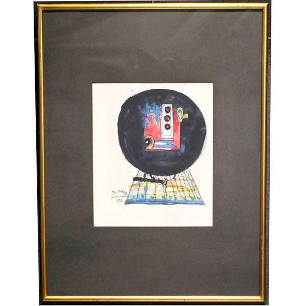上野憲男　水彩画　1990年作_1