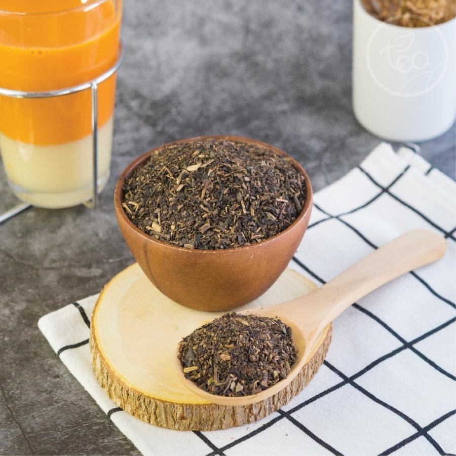 消費税無し タイティー チャトラムー タイ産 丸缶 0g 紅茶 茶葉 缶 フレーバーティー バニラ 八角 アッサムティー アッサム紅茶 並行輸入 Mwork Su