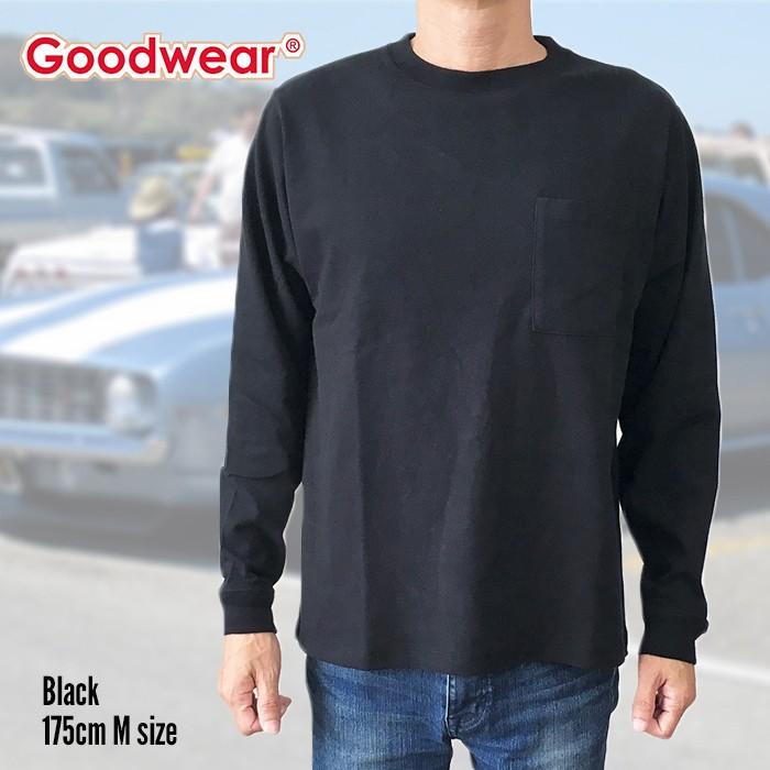 Goodwear（グッドウェア） Tシャツ カットソー 長袖 メンズ ポケット 
