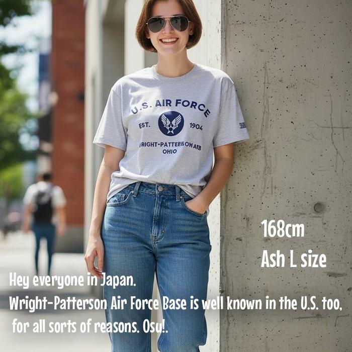Tシャツ メンズ 半袖Tシャツ AIR FORC US FORCE 空軍 ミリタリー 