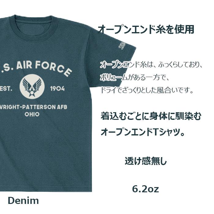 Tシャツ メンズ 半袖Tシャツ AIR FORC US FORCE 空軍 ミリタリー