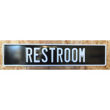 アメリカン アルミプレート エンボス「REST ROOM」52センチ｜free-style｜02