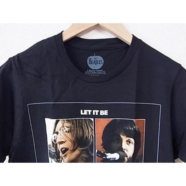 The Beatles ザ・ビートルズ Tシャツ LET IT BE ブラック ロック The Beatles ザ・ビートルズ Tシャツ LET IT BE ブラック ロック