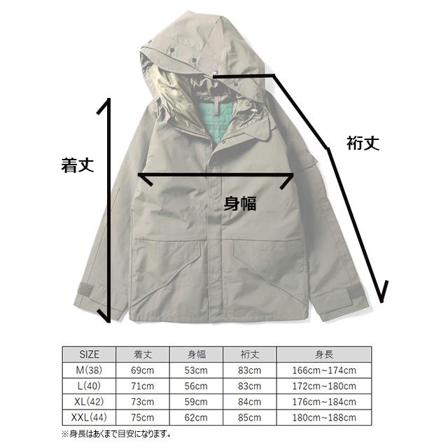 ECWCS パーカー HOUSTON ヒューストン ジャケット gen1 parka ナイロン 軍物 ミリタリージャケット カモフラージュ ブラック L XL｜free-style｜17