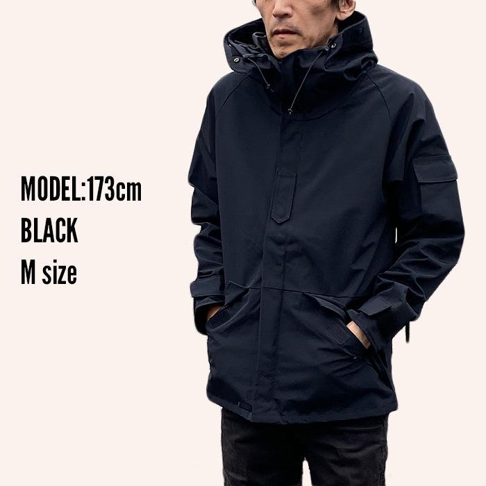 ECWCS パーカー HOUSTON ヒューストン ジャケット gen1 parka ナイロン 軍物 ミリタリージャケット カモフラージュ ブラック L XL｜free-style｜07