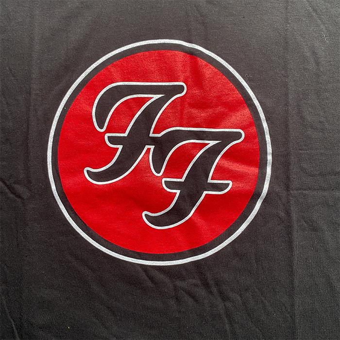 Foo Fighters フー・ファイターズ Tシャツ FF ロゴTシャツ ブラック メンズ ロックTシャツ バンドTシャツ 送料無料｜free-style｜03