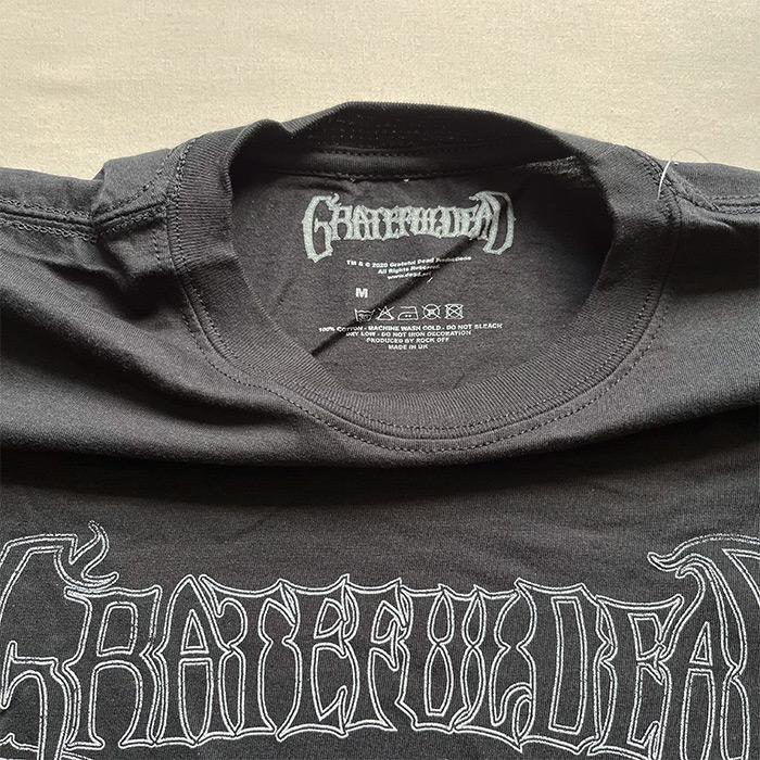 M 90s Grateful Dead スカルローズ 刺繍 スタジャン ブラック M 90s Grateful Dead スカルローズ 刺繍 スタジャン ブラック