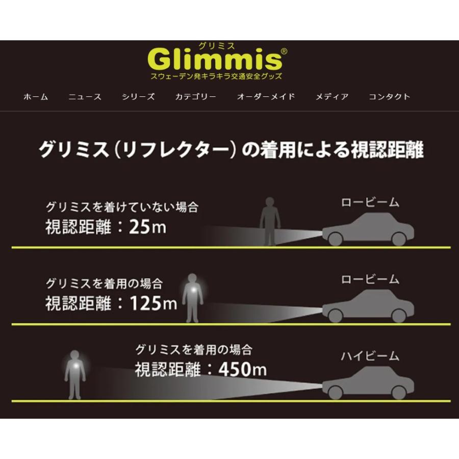 Glimmis グリミス 反射板 リフレクター キーホルダー リサ・トフト
