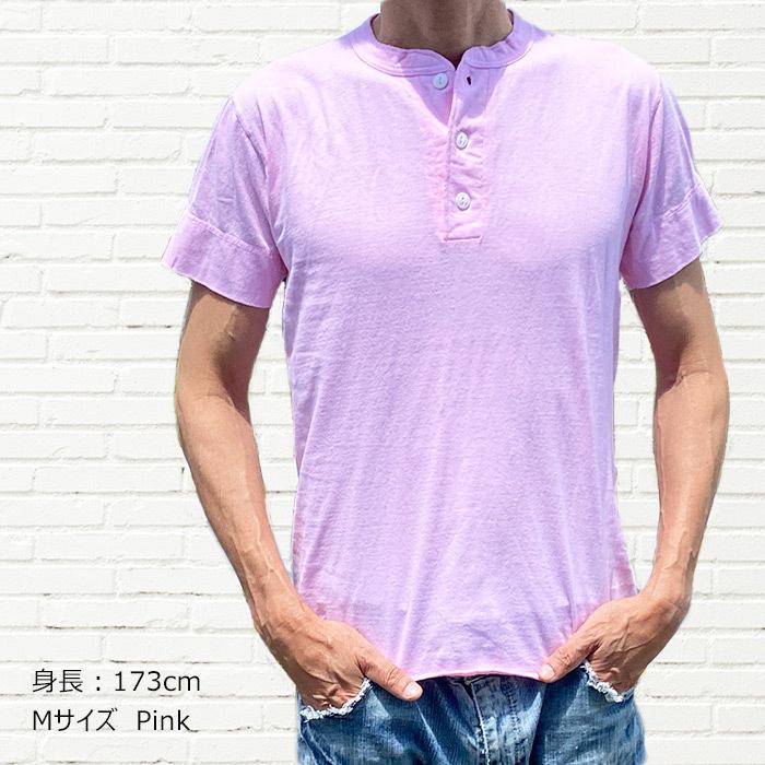 Healthknit（ヘルスニット） ヘンリー Tシャツ 三つボタン 906S 半袖