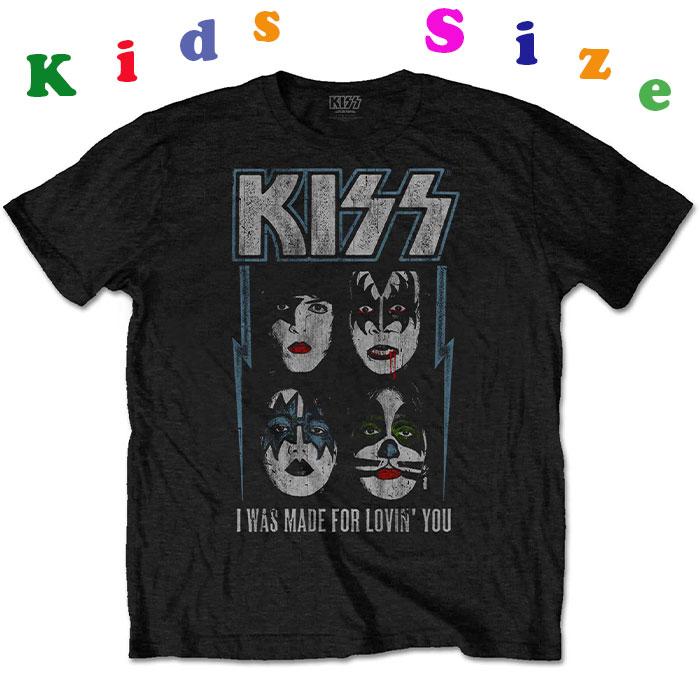 KISS キッス FOR LOVING YOU キッズTシャツ 子供服 Tシャツ KISS キッス FOR LOVING YOU キッズTシャツ 子供服 Tシャツ