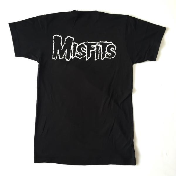 MISFITS ミスフィッツ Tシャツ LOGO ブラック メンズ バンドT MISFITS ミスフィッツ Tシャツ LOGO ブラック メンズ バンドT