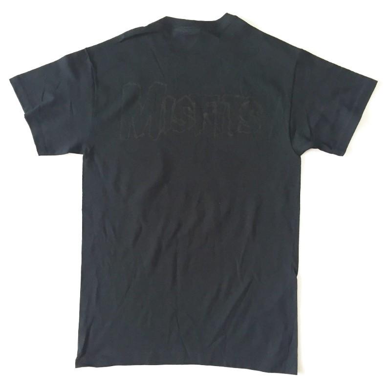 MISFITS ミスフィッツ Tシャツ ブラック オン スカルTシャツ メンズ 