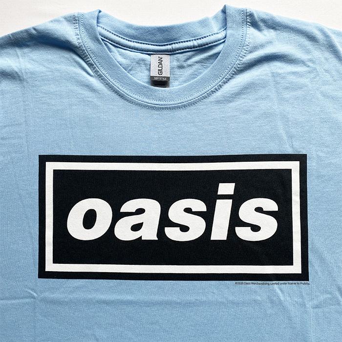 ロックＴシャツ バンドＴシャツ OASIS オアシス バンドT ネイビー ロゴTシャツ 人気 UK 正規品 オフィシャル ブリティッシュ・ロック オルタナティヴ・ロック｜free-style｜03