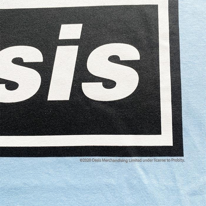 ロックＴシャツ バンドＴシャツ OASIS オアシス バンドT ネイビー ロゴTシャツ 人気 UK 正規品 オフィシャル ブリティッシュ・ロック オルタナティヴ・ロック｜free-style｜04